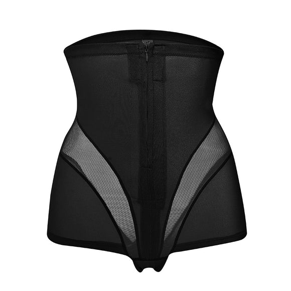 Panties Moldeador de Cintura Alta con Cierre y Control de Abdomen