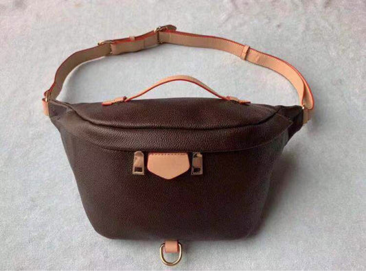 Bolsa de Cintura Crossbody Unisex - Estilo Moderno Marrón