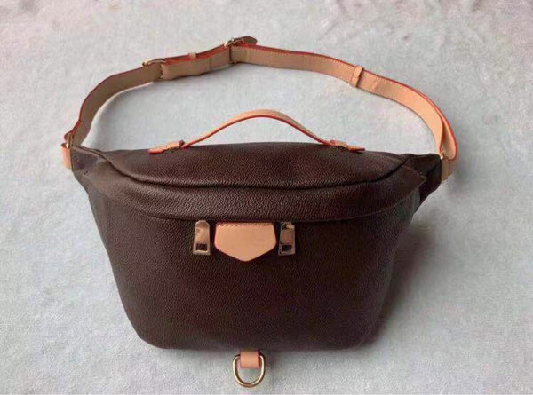 Bolsa de Cintura Crossbody Unisex - Estilo Moderno Marrón