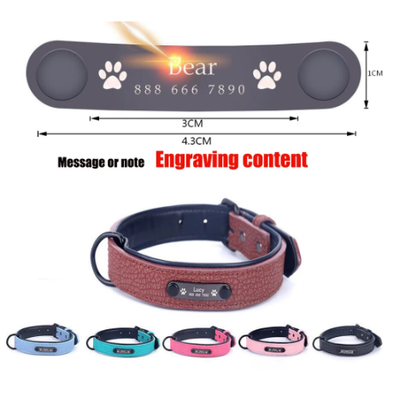 Collar Ajustable con Placa de Identificación Personalizada para Perros y Gatos - Image 8