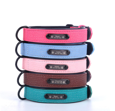 Collar Ajustable con Placa de Identificación Personalizada para Perros y Gatos - Image 9