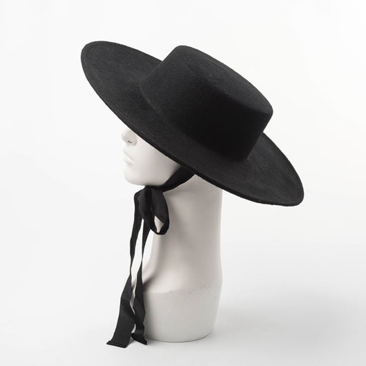 Sombrero de Lana Elegante Estilo Hepburn Europeo - Image 11