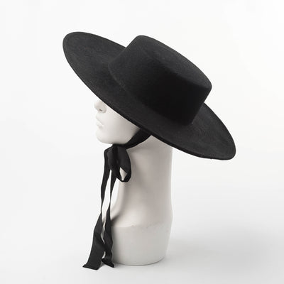 Sombrero de Lana Elegante Estilo Hepburn Europeo - Image 3