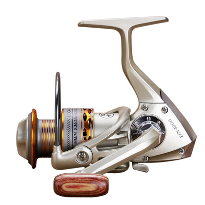 Carrete de Pesca Metal con Manija Reforzada