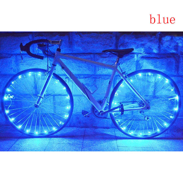 Rueda de Bicicleta con Luces LED Multicolor