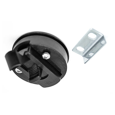 Cerradura Oculta de Anillo Tirador Redondo Blanco M1 - Cierre Empotrado para Puertas - Image 6