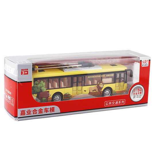 Autobús de Transporte Articulado de Aleación - Juguete Educativo para Niños - Image 2