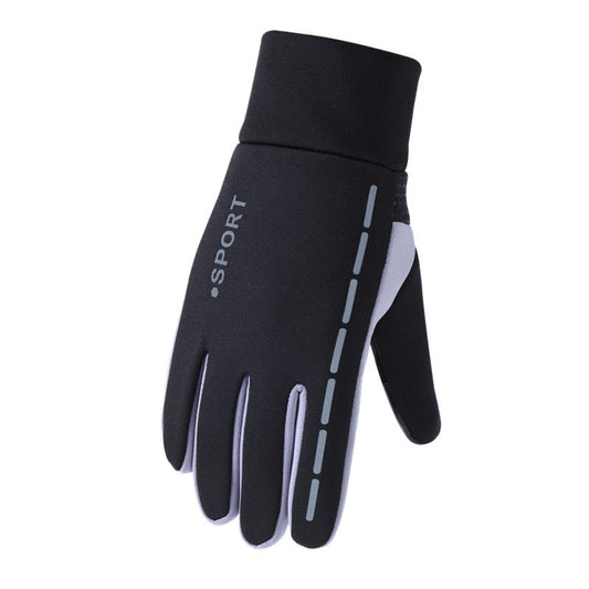 Guantes Deportivos Reflectivos Antideslizantes para Hombre Invierno
