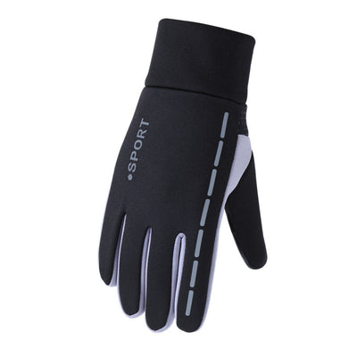 Guantes Deportivos Reflectivos Antideslizantes para Hombre Invierno