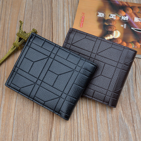 Billetera Retro Delgada para Hombre - Diseño Clásico Compacto