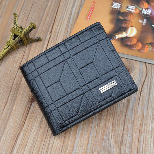Billetera Retro Delgada para Hombre - Diseño Clásico Compacto