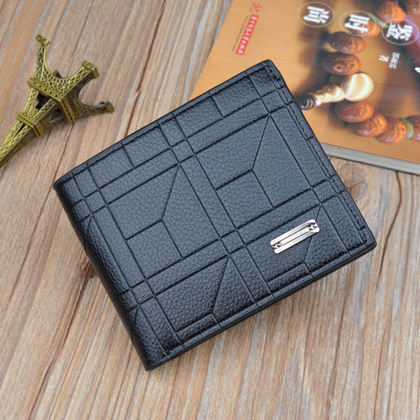 Billetera Retro Delgada para Hombre - Diseño Clásico Compacto