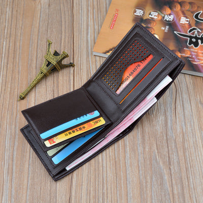 Billetera Retro Delgada para Hombre - Diseño Clásico Compacto - Image 4