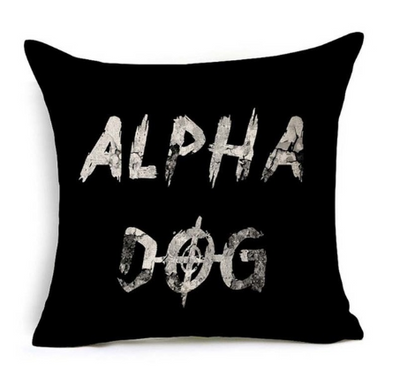 Funda de Almohada Decorativa con Letras en Blanco y Negro - Image 8