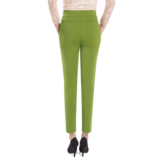 Pantalones Elásticos de Cintura Alta para Mujeres Maduras - Talla Grande Verano - Image 15