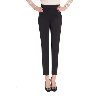 Pantalones Elásticos de Cintura Alta para Mujeres Maduras - Talla Grande Verano - Image 14