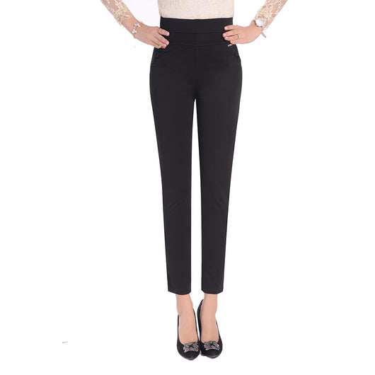 Pantalones Elásticos de Cintura Alta para Mujeres Maduras - Talla Grande Verano - Image 4