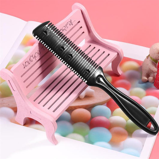 Cepillo Cortapelo Doble Filo con Navaja Integrada - Reparador de Flequillos - Image 2