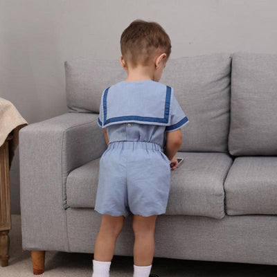 Shorts Marineros a Juego para Hermanos - Diseño Español e Inglés - Image 7
