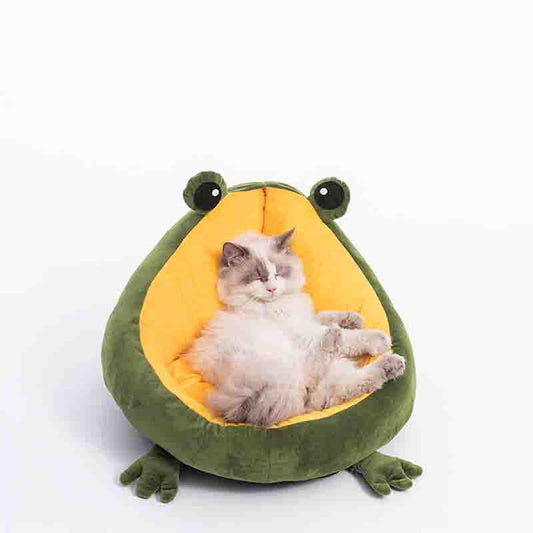 Cama Térmica Semiencerrada para Gatos - Nido Acogedor Invierno