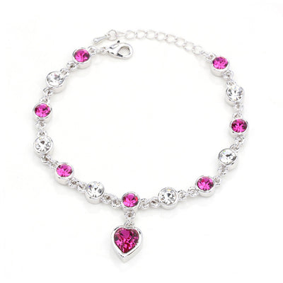 Pulsera de Cristal Corazón de Durazno - Amor y Conexión - Image 9