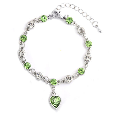 Pulsera de Cristal Corazón de Durazno - Amor y Conexión - Image 8
