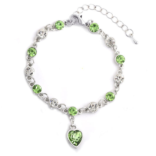 Pulsera de Cristal Corazón de Durazno - Amor y Conexión - Image 8