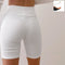 Shorts Deportivos Ajustados de Cintura Alta para Mujer