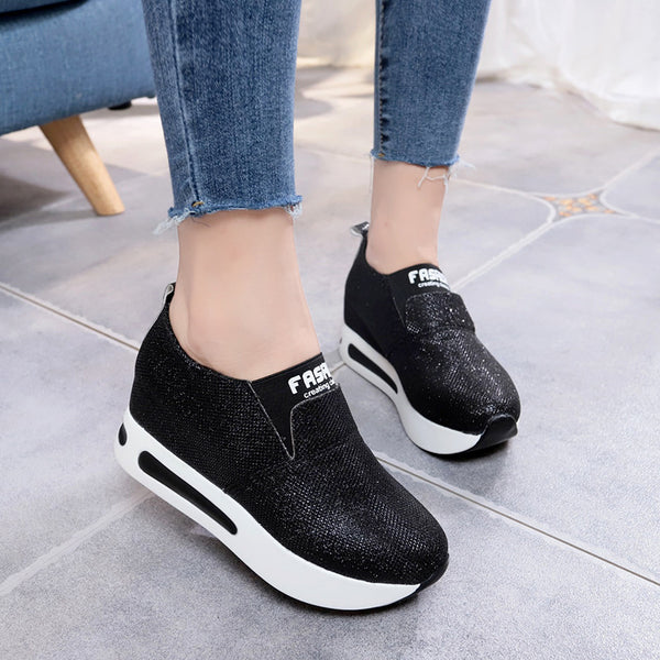 Zapatos Casuales de Mujer con Punta Redonda - Cómodos y Versátiles