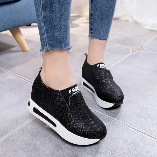 Zapatos Casuales de Mujer con Punta Redonda - Cómodos y Versátiles
