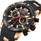 Reloj de Cuarzo Minifix Fox MF0349G - Correa de Silicona con Esfera Luminosa para Hombre