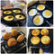 Sartén de Hierro Fundido para 4 Omelettes