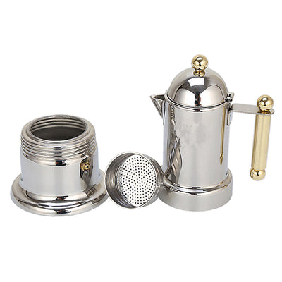Cafetera Moka Italiana de Acero Inoxidable Reforzado - Set Completo - Image 4