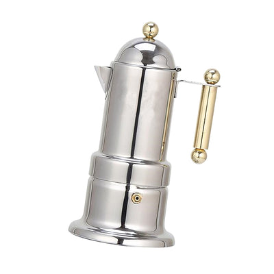 Cafetera Moka Italiana de Acero Inoxidable Reforzado - Set Completo - Image 5