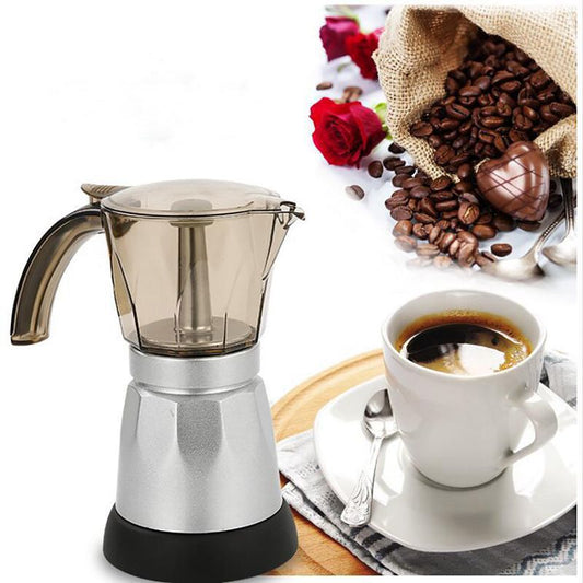 Cafetera Moka Eléctrica 480W - Espresso Italiano Automático