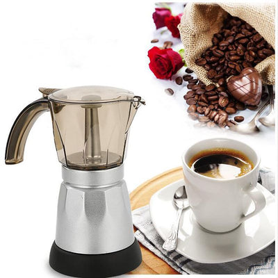 Cafetera Moka Eléctrica 480W - Espresso Italiano Automático