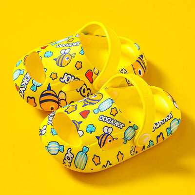 Sandalias Acuáticas Infantiles con Diseño Animal - Suela Suave y Protección Anticolisión