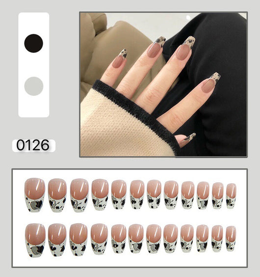 Parches de Uñas Decorativos con Diseño de Huevo de Codorniz - Image 3