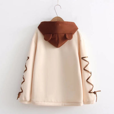 Sudadera con Capucha y Orejas Oversized en Fleece Premium - Image 6