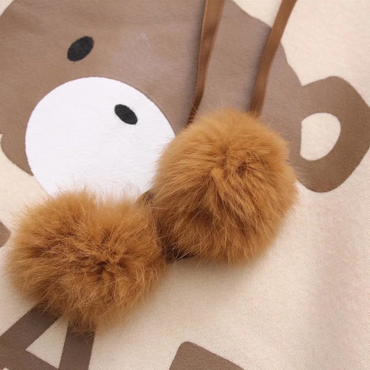 Sudadera con Capucha y Orejas Oversized en Fleece Premium - Image 9