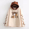 Sudadera con Capucha y Orejas Oversized en Fleece Premium