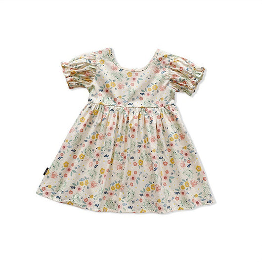 Vestido Floral Infantil Estilo Pastoral Princesa para Niñas - Image 11