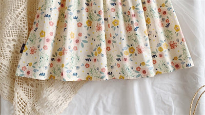 Vestido Floral Infantil Estilo Pastoral Princesa para Niñas - Image 14