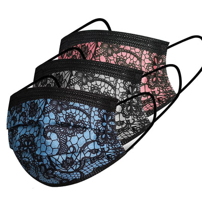 Pack de 50 Pañoletas Encaje Estampadas - Accesorios Ajustables para Disfraz y Moda - Image 9