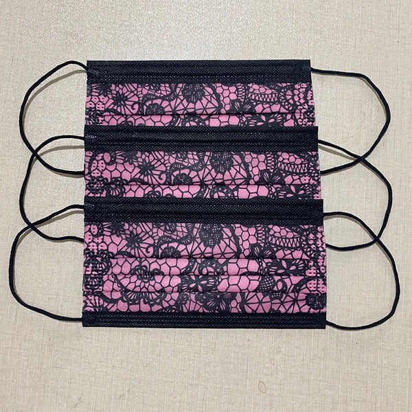 Pack de 50 Pañoletas Encaje Estampadas - Accesorios Ajustables para Disfraz y Moda