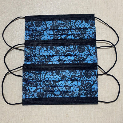 Pack de 50 Pañoletas Encaje Estampadas - Accesorios Ajustables para Disfraz y Moda - Image 3