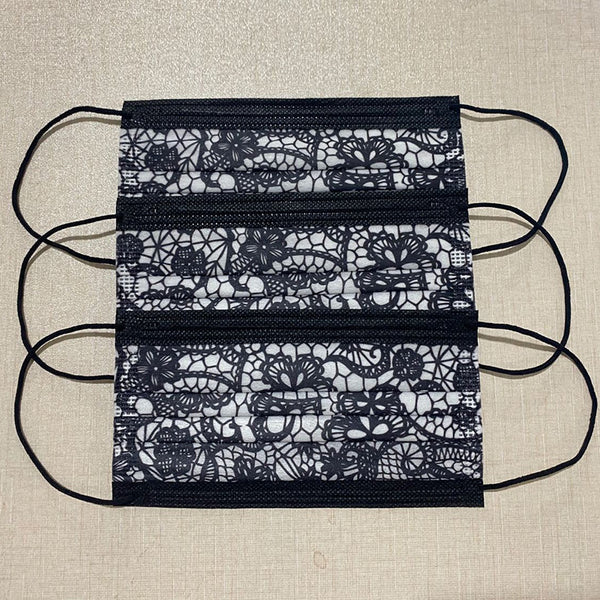Pack de 50 Pañoletas Encaje Estampadas - Accesorios Ajustables para Disfraz y Moda - Image 4