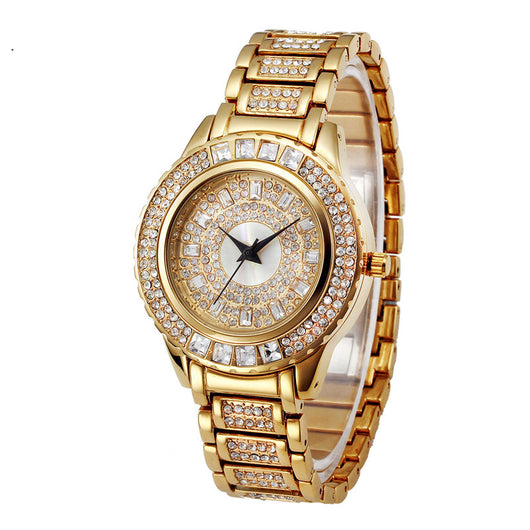 Reloj de Acero Inoxidable para Mujer con Diamantes de Color y Resistencia al Agua - Image 9