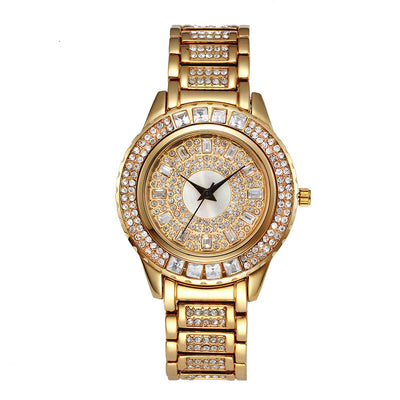 Reloj de Acero Inoxidable para Mujer con Diamantes de Color y Resistencia al Agua - Image 3