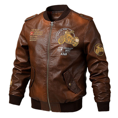 Chaqueta de Cuero Grueso Premium para Hombre - Image 12